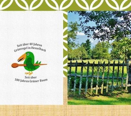 Gruenvogels Landgasthof Zum Gruenen Baum Oberzent Kültér fotó